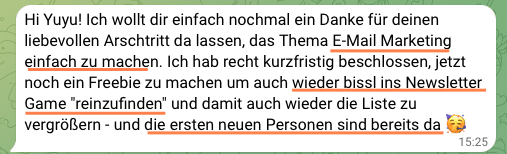 Feedback schriftlich